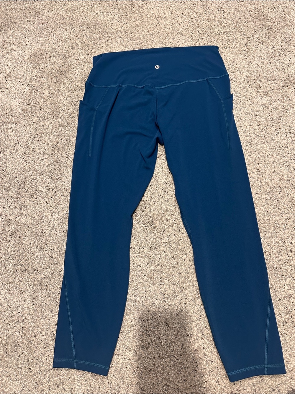 Lululemon Align High-Rise Pant with Pockets 25” Blue Borealis Size 12 - Picture 2 of 8